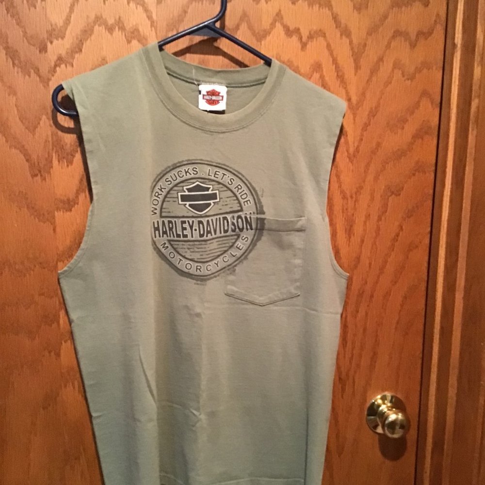 Men's sleeveless Harley Davidson shirt